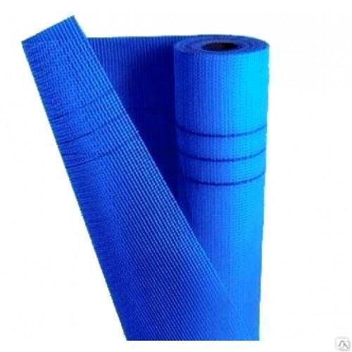 Сетка фасадная 5х5 синяя 1х30м 160гр/м2