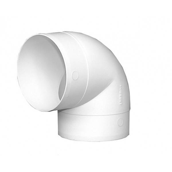 Колено пвх круглый D160 мм 90*