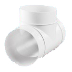 Тройник пвх круглый D125 мм