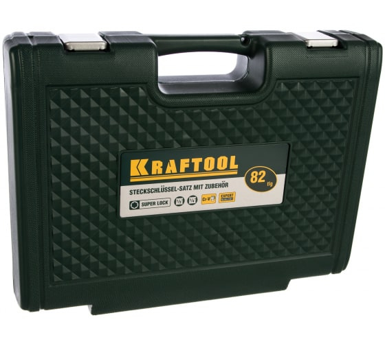 Набор инструмента 1/2, 1/4, KRAFTOOL X-Drive 82 предметов