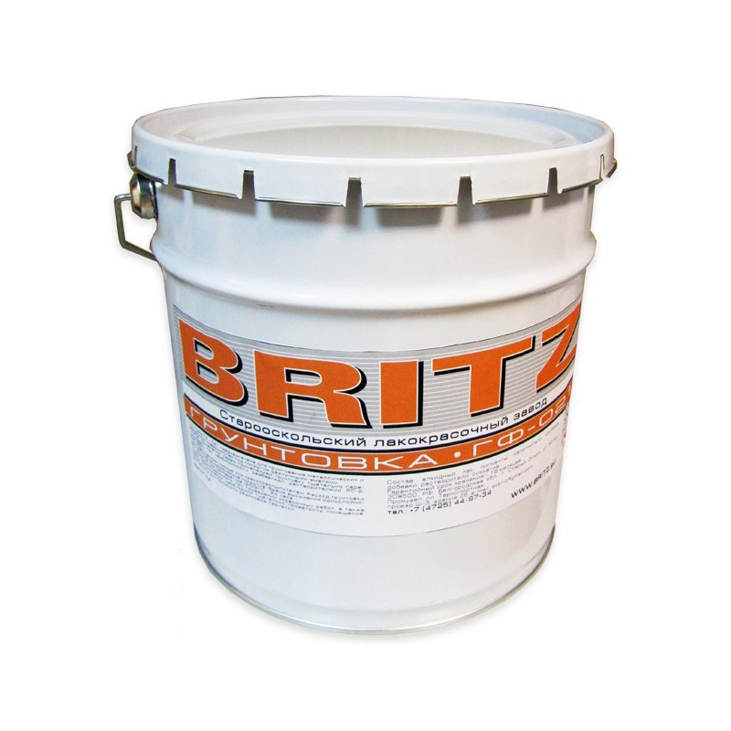 Грунт по металлу ГФ-021 Красно-коричневая 20кг