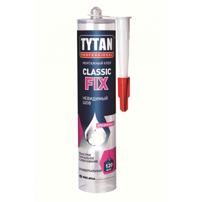 Монтажный клей TYTAN Classic Fix 310 мл Каучуковый