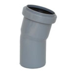 Отвод ф50 15* для канализации