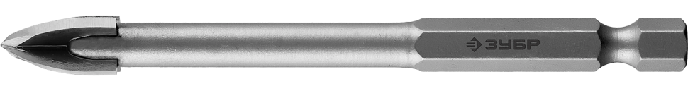 Сверло по кафелю и стеклу 4 резца Зубр 03мм