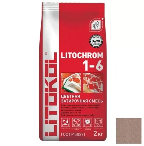 Затирка Litokol Litochrom 1-6 C.80 карамель (2 кг)