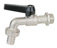 Кран шаровой садовый Bugatti Alaska 689 3/4" НР со штуцером ручка-рычаг 06890082