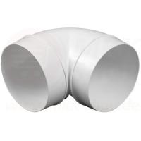 Колено пвх круглый D125 мм 90*