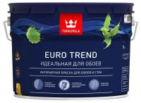 TIKKURILA EURO TREND краска для обоев и стен матовая 9 л. База А