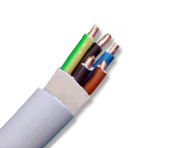 Провод NYM 5х4 (твердый) 1 м.