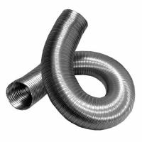 Газоход гофрированный из нержавеющей стали D125 мм, L 3 м