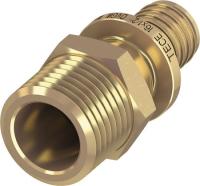 Соединение TECEflex 20x3/4" НР с наружной резьбой латунное прямое (арт. 765504)