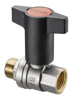 Кран шаровый Oventrop Optibal 3/4" НВ арт. 1077306 маховик пластмассовый