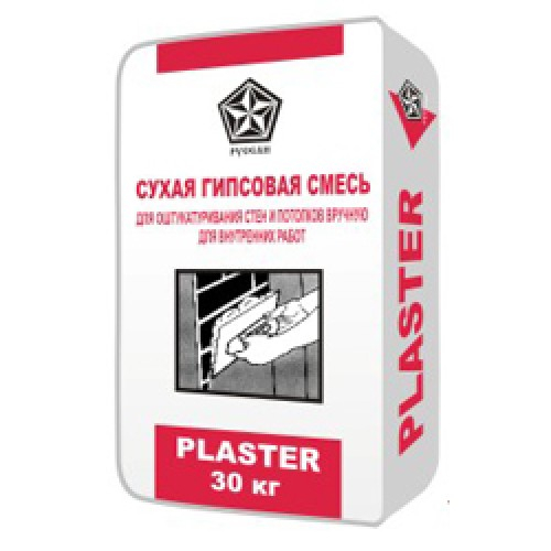 Штукатурка гипсовая Русеан Пластер 30кг (Plaster) 