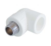 Угольник комбинированный Kalde 32х3/4" НР с наружной резьбой полипропиленовый 3222-emo-320c00