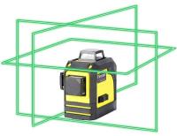 Линейный лазерный нивелир 3D 12 линий с треногой зеленый луч