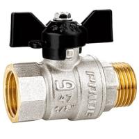 Кран шаровой LD Pride 1" НР/ВР полнопроходной, бабочка (LD 47.302.25)