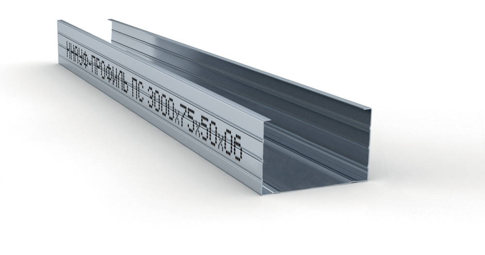 Профиль стоечный ПС Кнауф (Knauf) 75х50х0,6мм дл. 4м