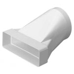 Соединитель пвх 55х110мм d=100мм плоских-круглых воздуховодов