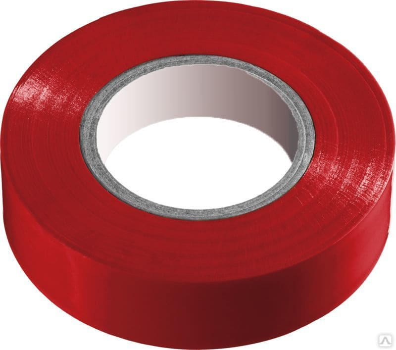 Изолента ПВХ Красная