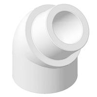 Угольник Политэк 32 мм 45° внутр./наруж. полипропиленовый