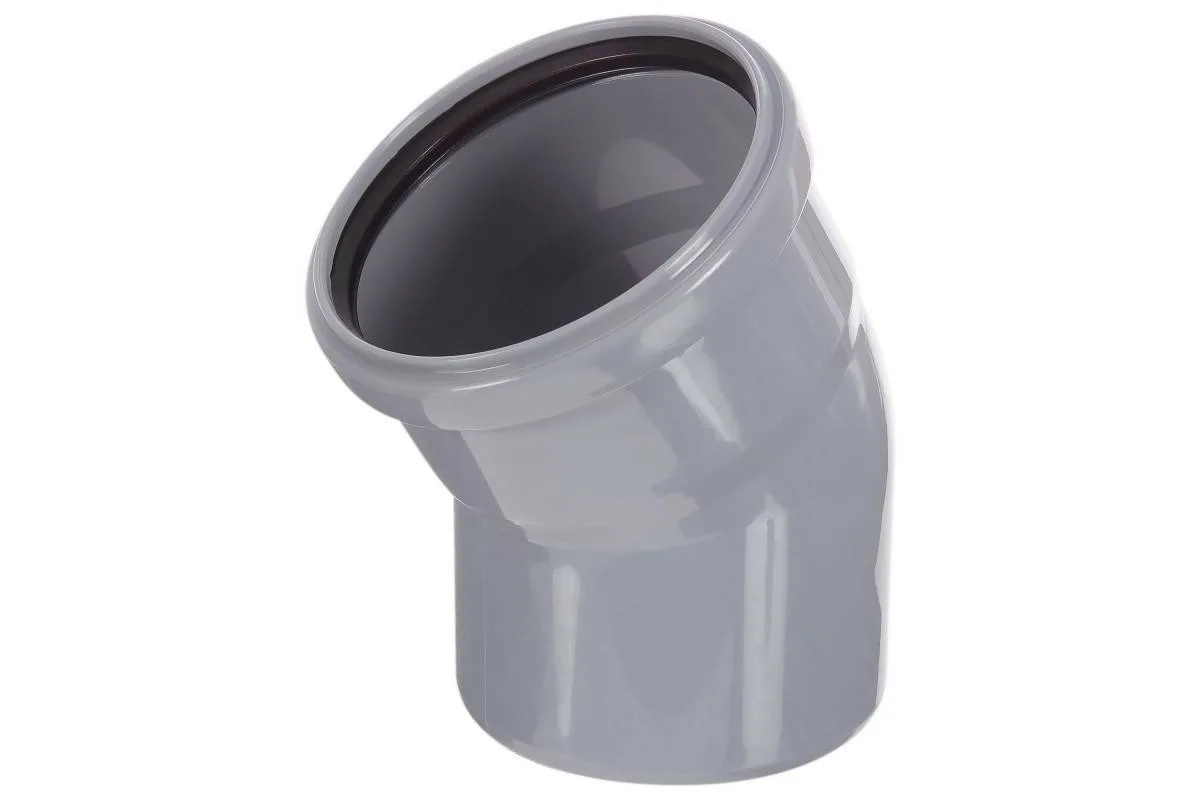 Отвод ф110 30* для канализации