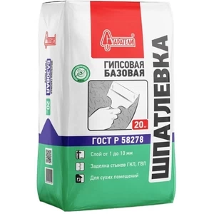 Шпаклевка гипсовая Старатели базовая 20кг