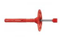 Дюбель-гриб для теплоизоляции 10x260 с металлическим гвоздем цена за 1шт