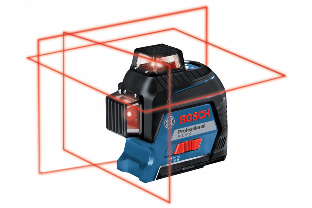 Линейный лазерный нивелир BOSCH GLL 3-80 Professional