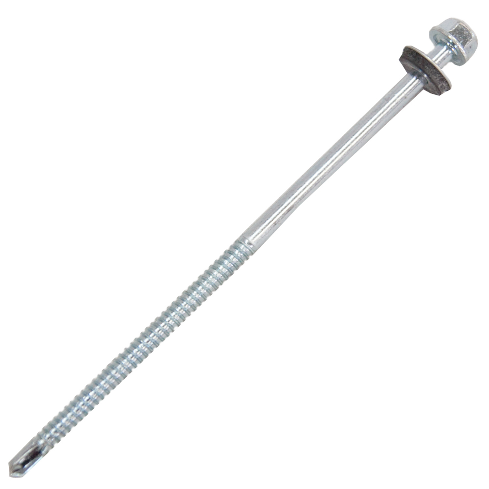 Саморезы кровельные 6,3х150 сверло цинк