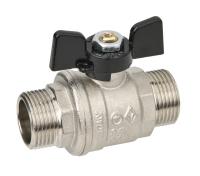 Кран шаровый Bugatti Oregon 327 1/2" НР/НР полнопроходной ручка-бабочка