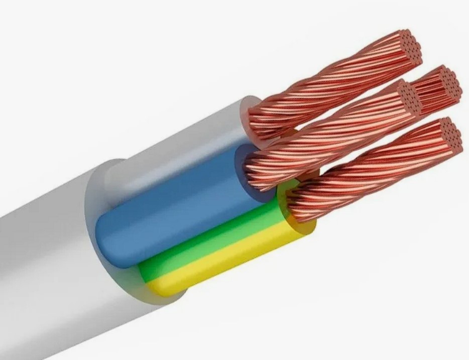 Провод ПВС-4х4 (мягкий) 1 м.