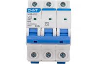 Выключатель автоматический модульный 3п C 40А 4,5кА NXB-63S CHINT