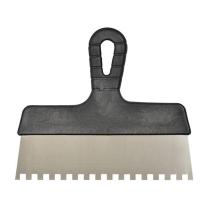 Шпатель зубчатый нержавеющий, зуб 8х8 мм 350 мм