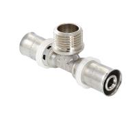 Тройник пресс перех. нар. 20х1/2х20