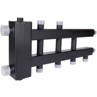 Коллектор Rommer (дублер компакт) с гидроразделителем на 2+1+1 контура до 60 кВт (RDG-0060-024024)