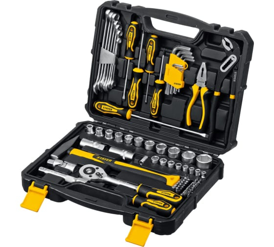 Набор инструмента 1/2, 1/4, STAYER UNIVERSAL 83 предметов