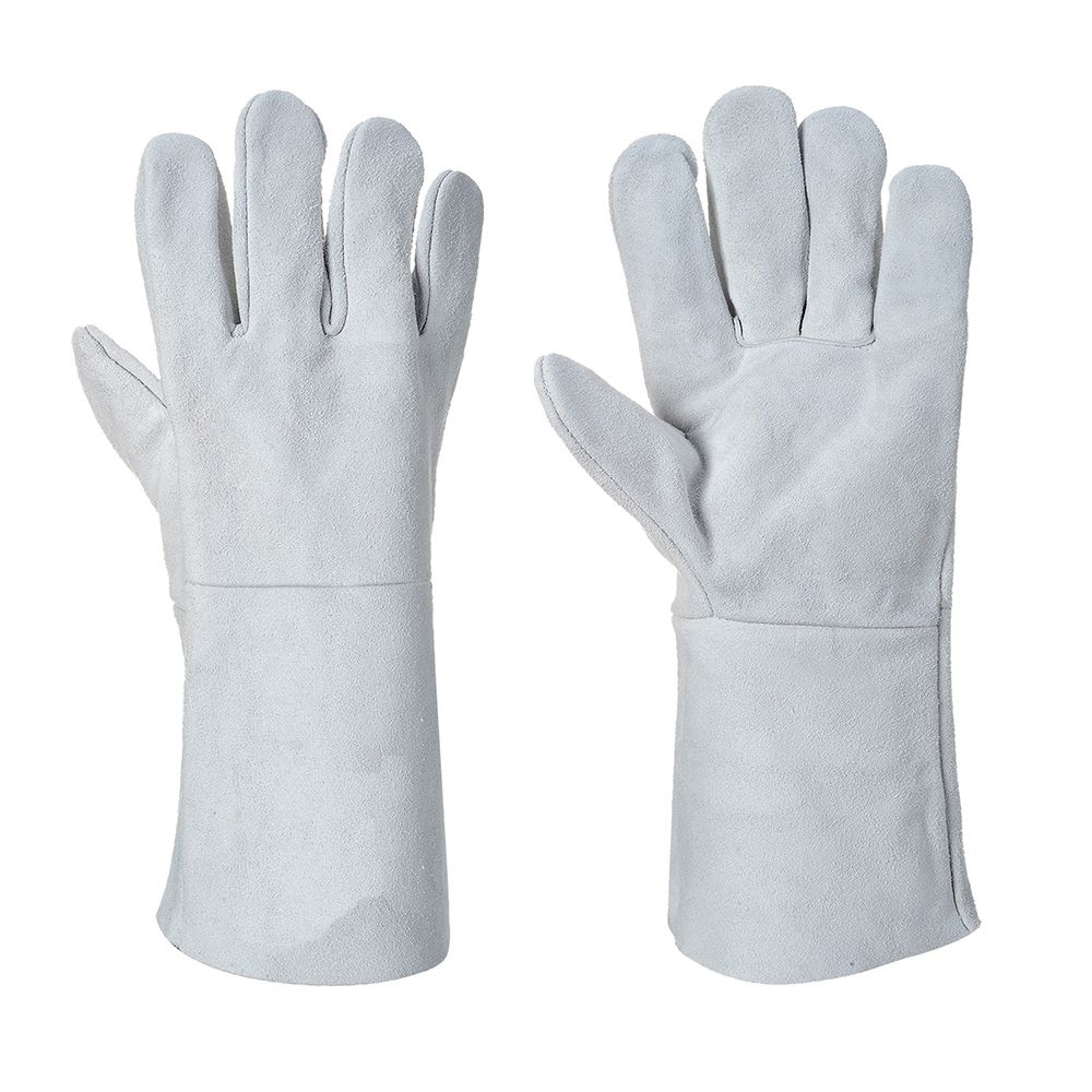 Перчатки "Intertool" замшевые спилковые серые