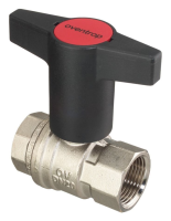 Кран шаровый Oventrop Optibal 1" ВВ арт. 1077108 маховик пластмассовый