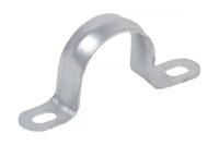 Скоба крепежная двухлапковая CMAT d16-17мм металл