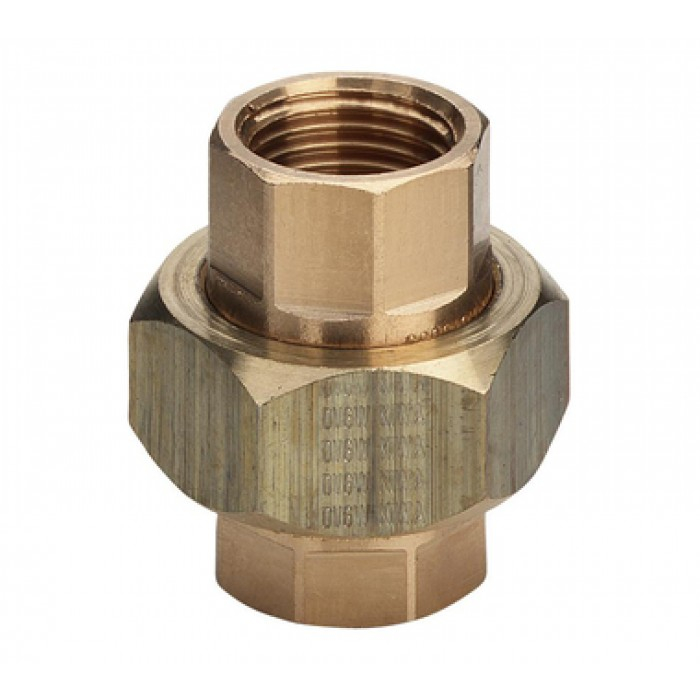 Муфта американка прямая 1/2 гайка-гайка бронза Viega 271022