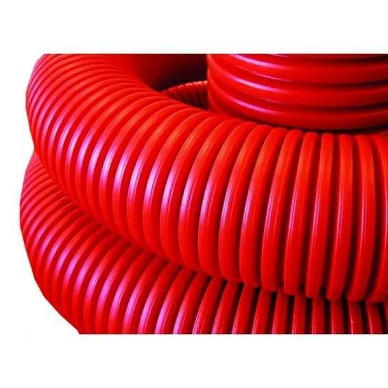 Труба двухслойная  160 красная N ПНД/ПВД 50м (SN6)