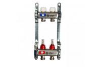 Коллекторная группа для теплого пола STOUT 1*x3/4х2 вых