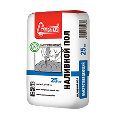 Наливной пол Старатели 20кг быстротвердеющий (5-100мм)