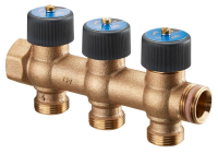 Гребёнка Oventrop Multidis R 3/4"x3/4" - 3 отвода коллектор «евроконус» арт. 4200553 DN 20 бронза; <span style="font-size: 12pt;"><span style="color: rgb(224, 62, 45); font-size: 14pt;">В ПОДАРОК ПРИ ПОКУПКЕ КОЛЛЕКТОРА OVENTROP</span><br>Переходники Rehau