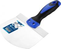 Шпатель VERTEXTOOLS нерж. полукруглый для ведра 165 мм