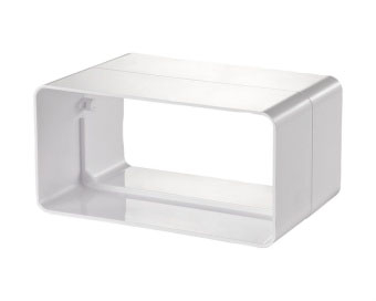 Соединитель пвх 60х120 мм плоских каналов 