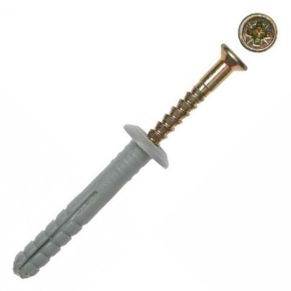 Дюбeль-гвoздь "SM-G" Tech-KREP 6х80 (100шт) гриб