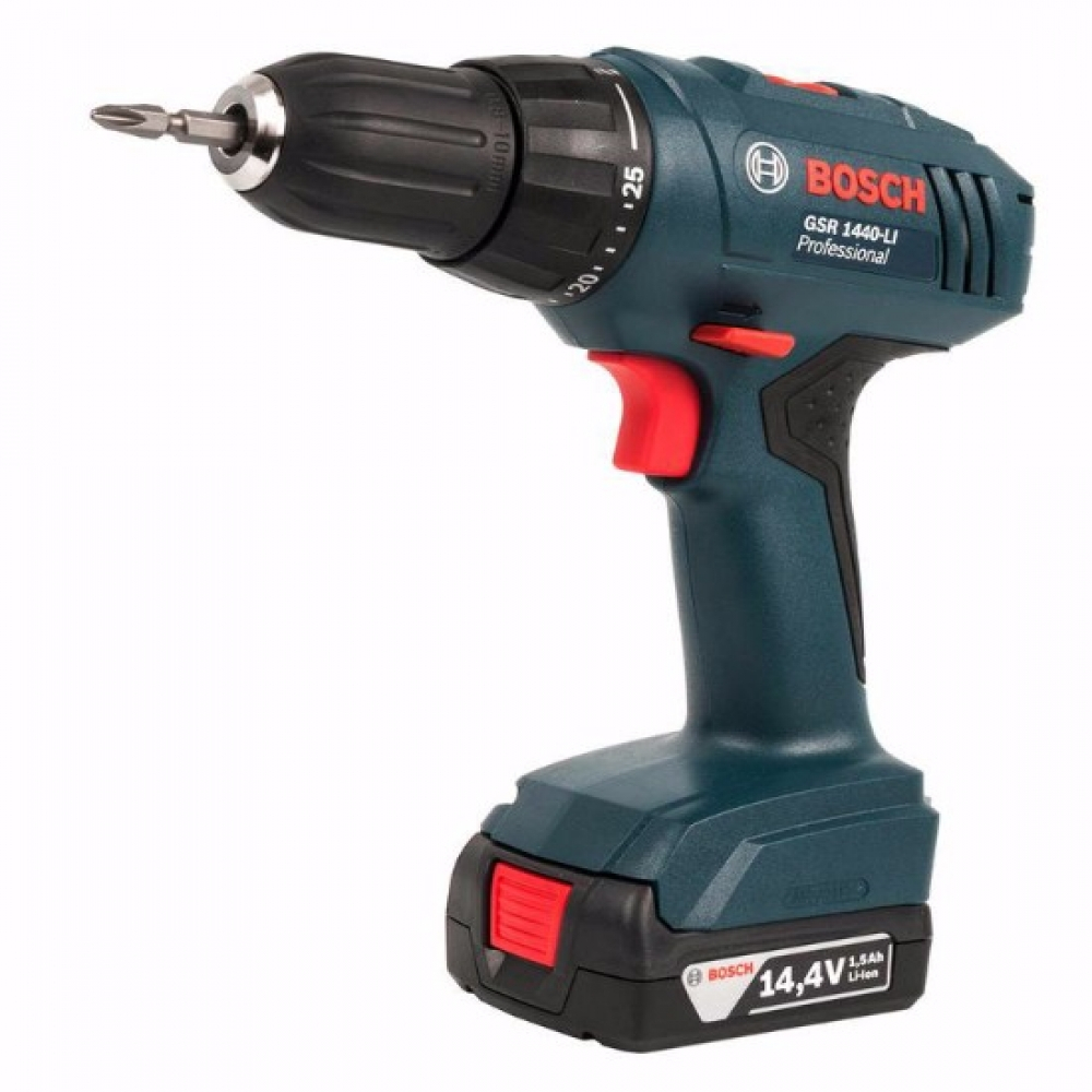 Дрель шуруповёрт аккумуляторная BOSCH GSR 1440-LI