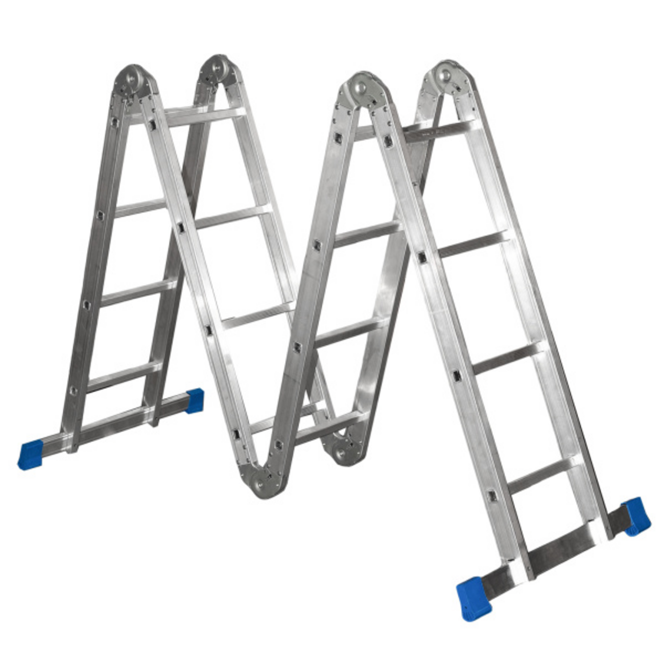 Лестница трансформер алюминиевая 4х4