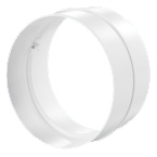 Соединитель d100мм круглых ПВХ воздуховодов без клапана